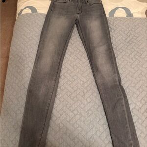 Black Orchid Women's Grey Skinny Jeans - Washed Charcoal